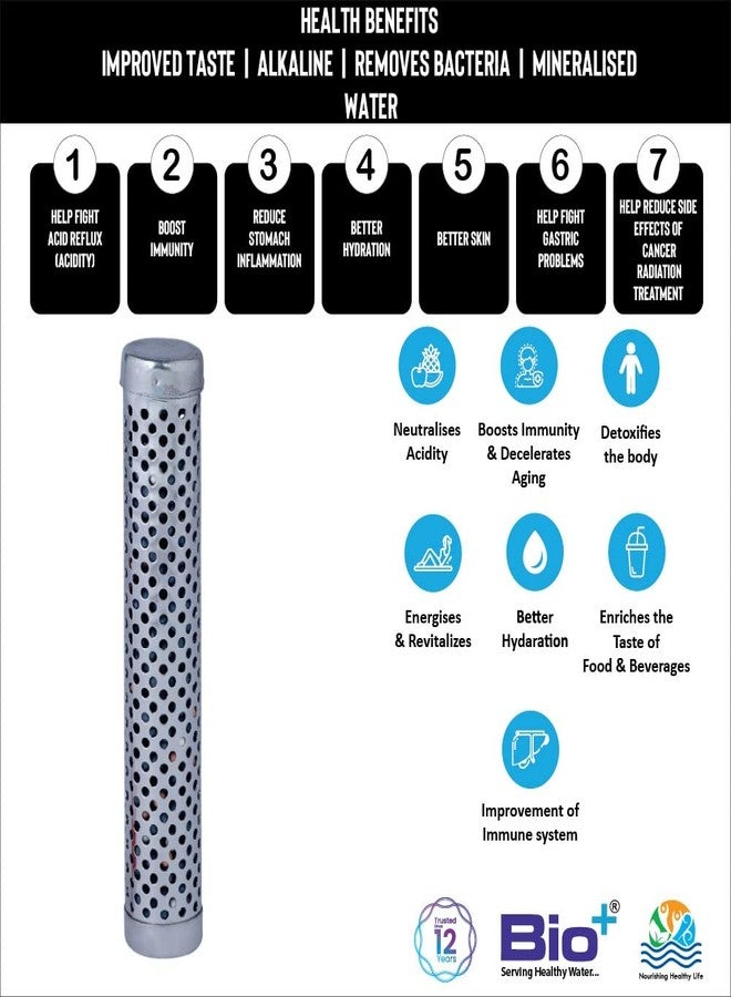 BioPlus Bio+ Antibacterial, Alkaline, Mineralising Water Stick, Life 2000 litres - Image 2